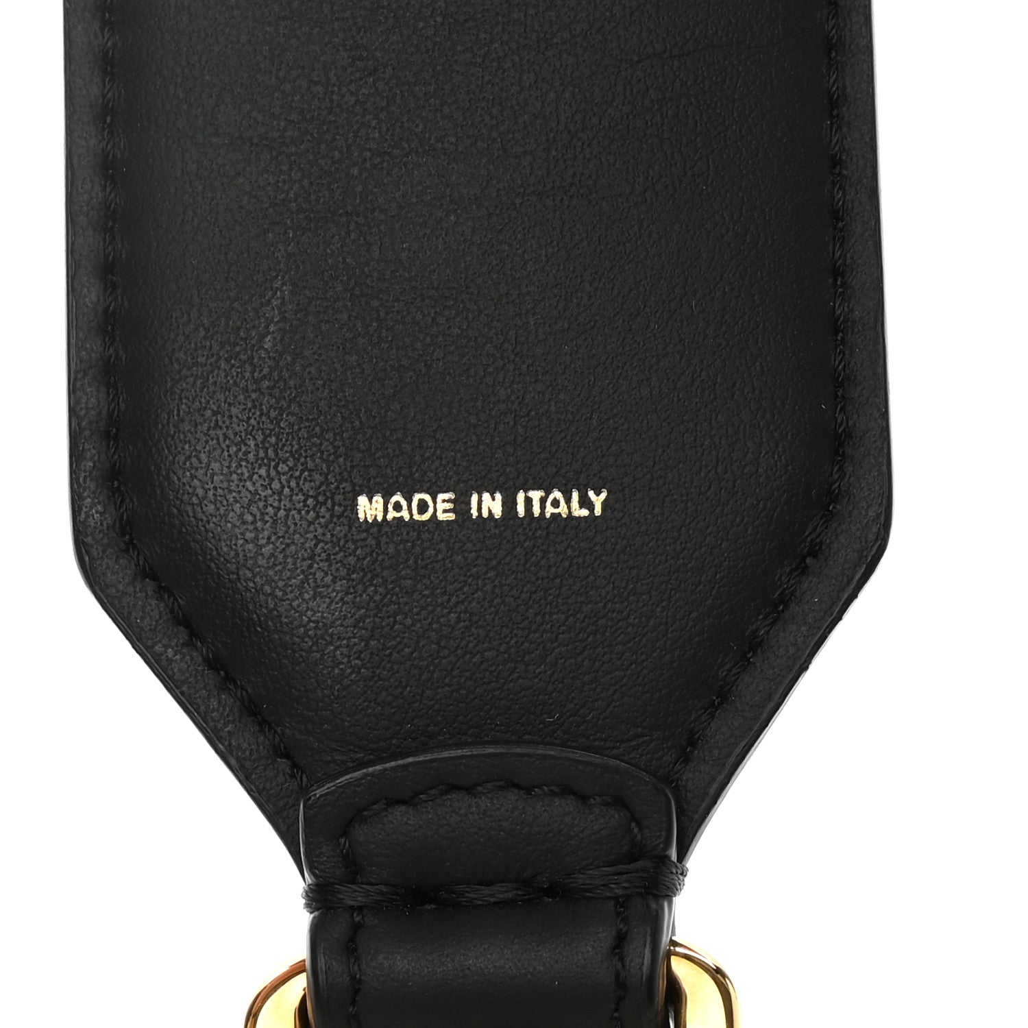 Fendi Calfskin F is Fendi FF Studded Strap Black 3 of 4