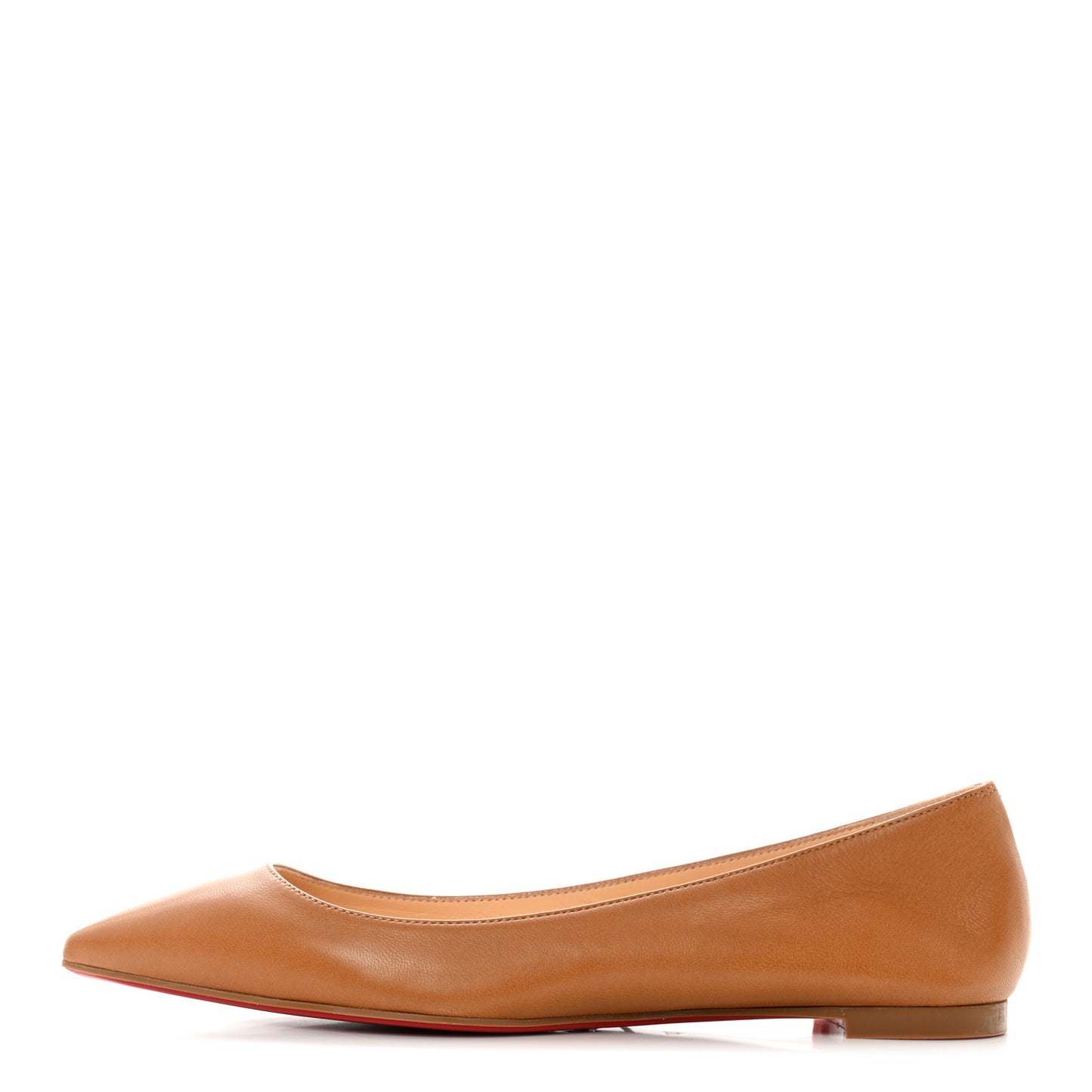 Shiny Nappa Ballalla Flats 37 Cafe Creme