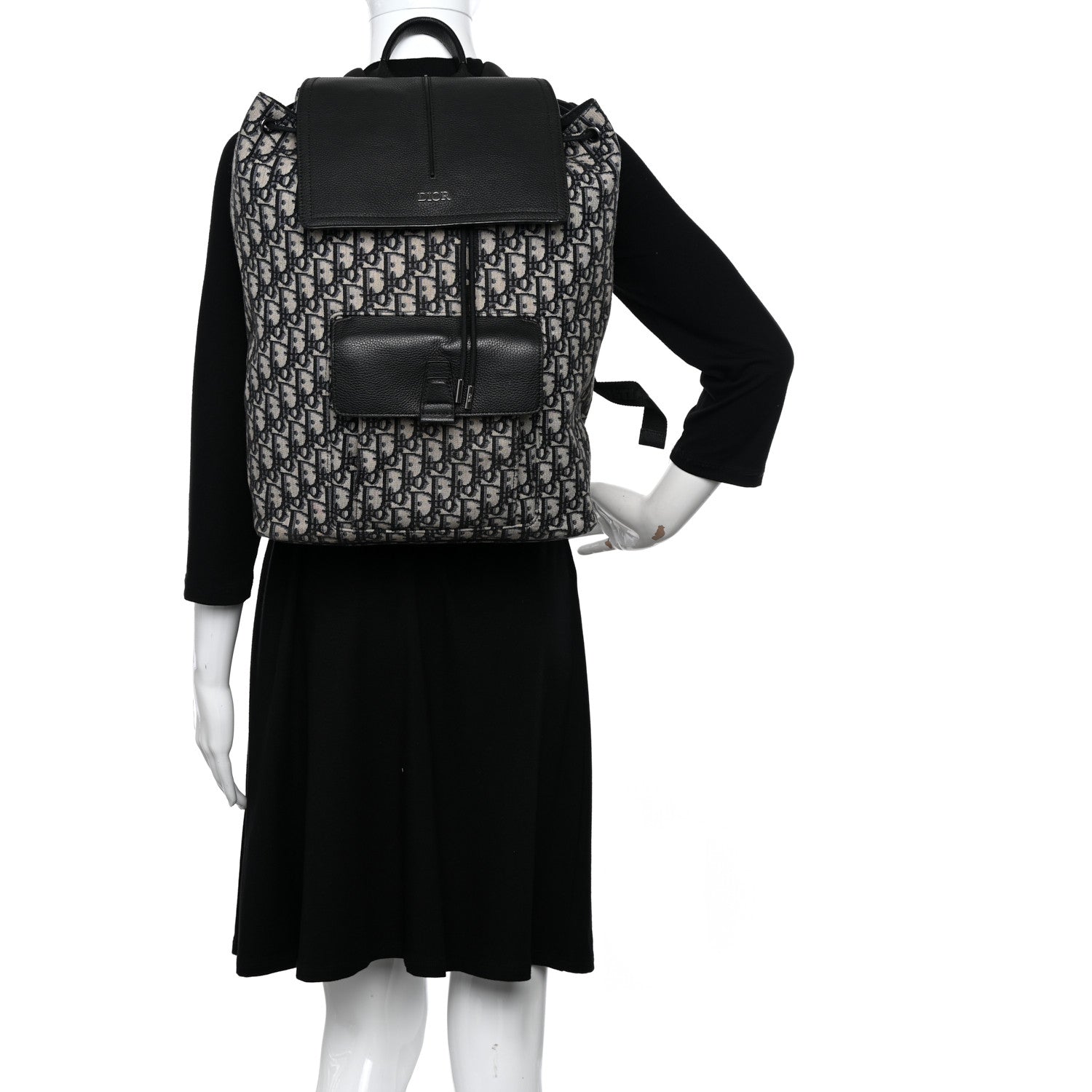 Christian Dior Oblique Motion Backpack Blue 2 of 15