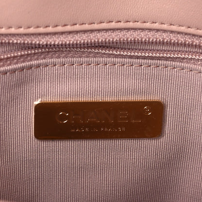 Chanel Lambskin Quilted Medium Chanel 19 Flap Light Pink 6 of 9