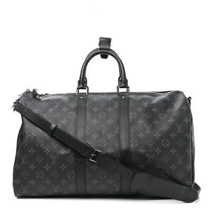 Louis Vuitton Monogram Eclipse Keepall Bandouliere 45 1 of 11