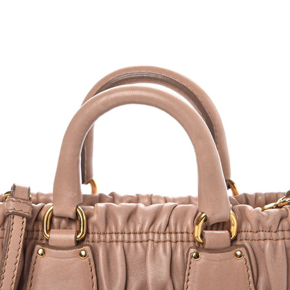 Prada Nappa Gaufre Mini Crossbody Bag Cammeo 10 of 10