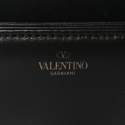 Valentino Garavani Nappa Tonal One Stud Chain Shoulder Bag Black 6 of 8