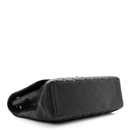 Chanel Caviar Quilted Maxi Single Flap Black 3 of 8