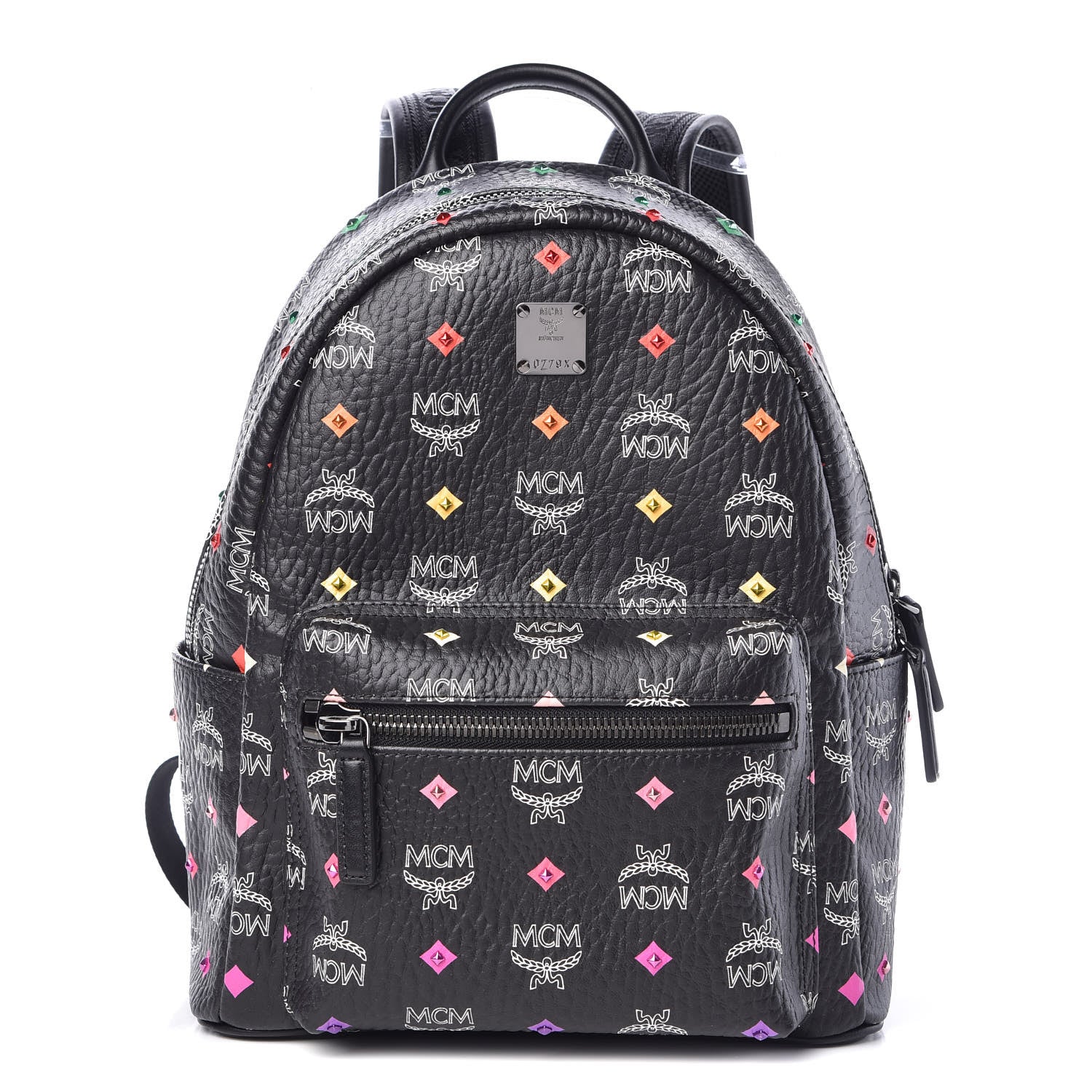 MCM Visetos Spektrum Small Stark Backpack Black 1 of 10