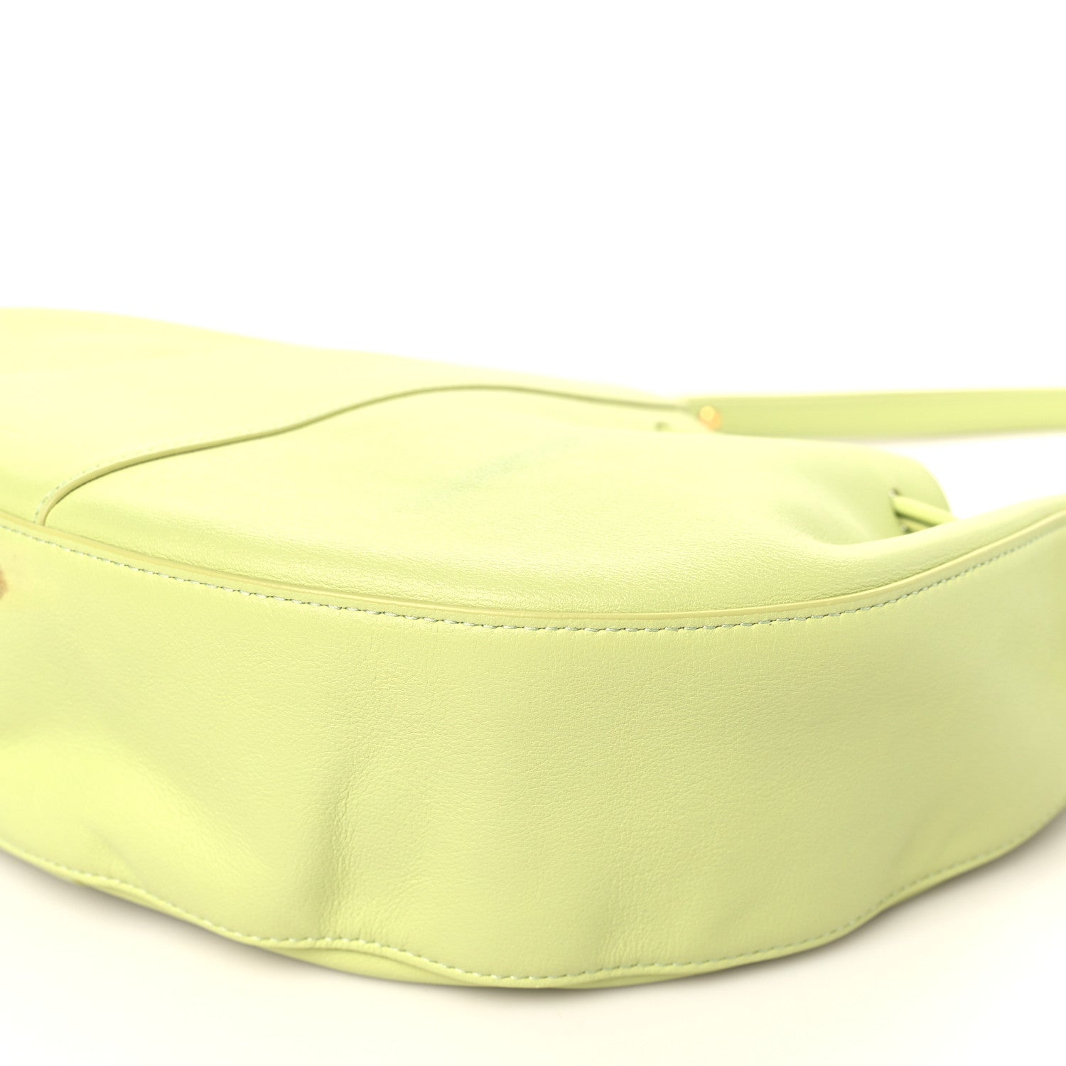 Mansur Gavriel Tumbled Calfskin Lilium Bag Mint 9 of 10