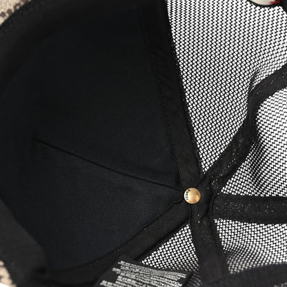 Gucci GG Supreme Monogram Kingsnake Print Baseball Hat M 58 Beige 7 of 9