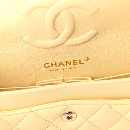 Chanel Lambskin Quilted Small Double Flap Yellow 8 of 11