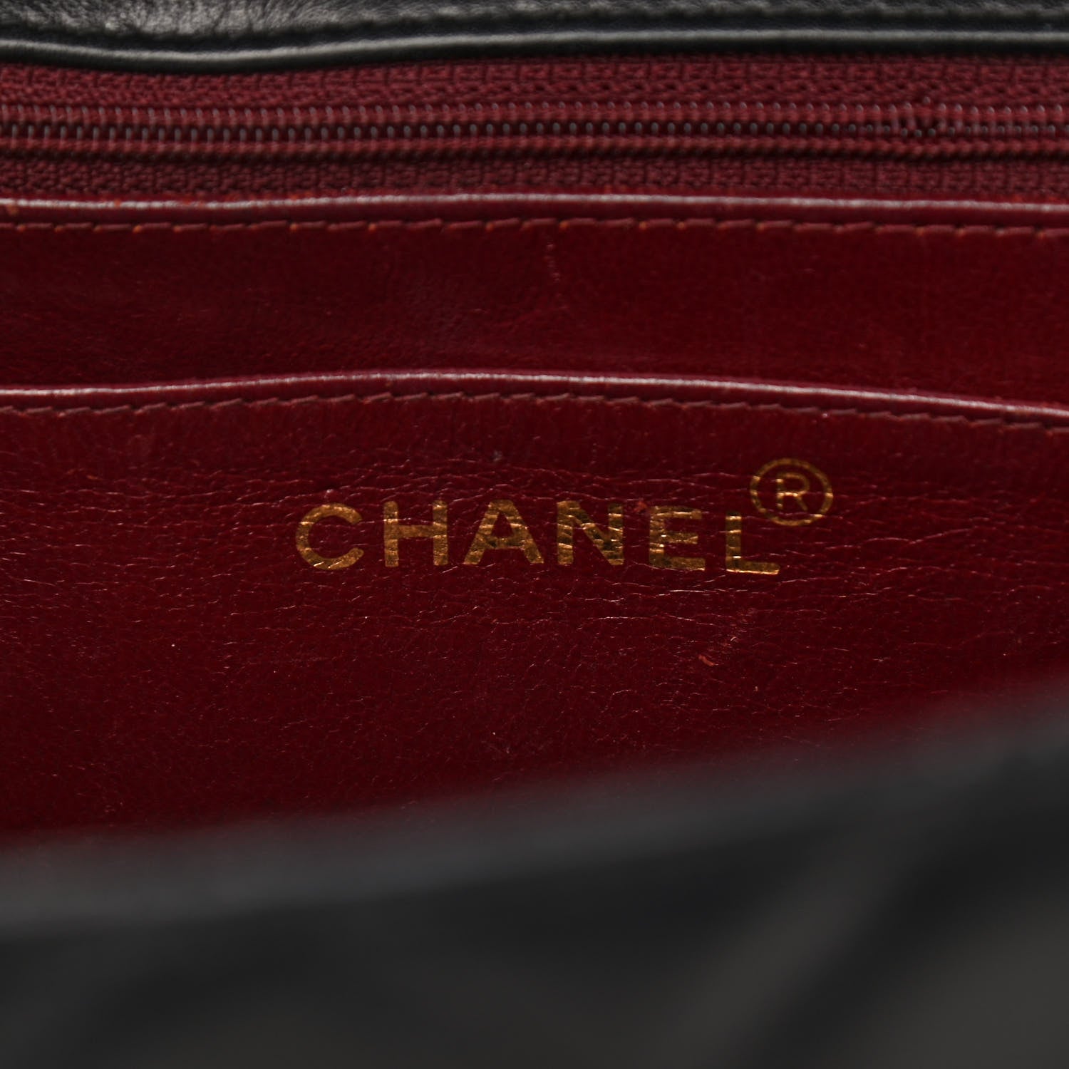 Chanel Lambskin Quilted XL Jumbo Single Flap Black 6 of 14