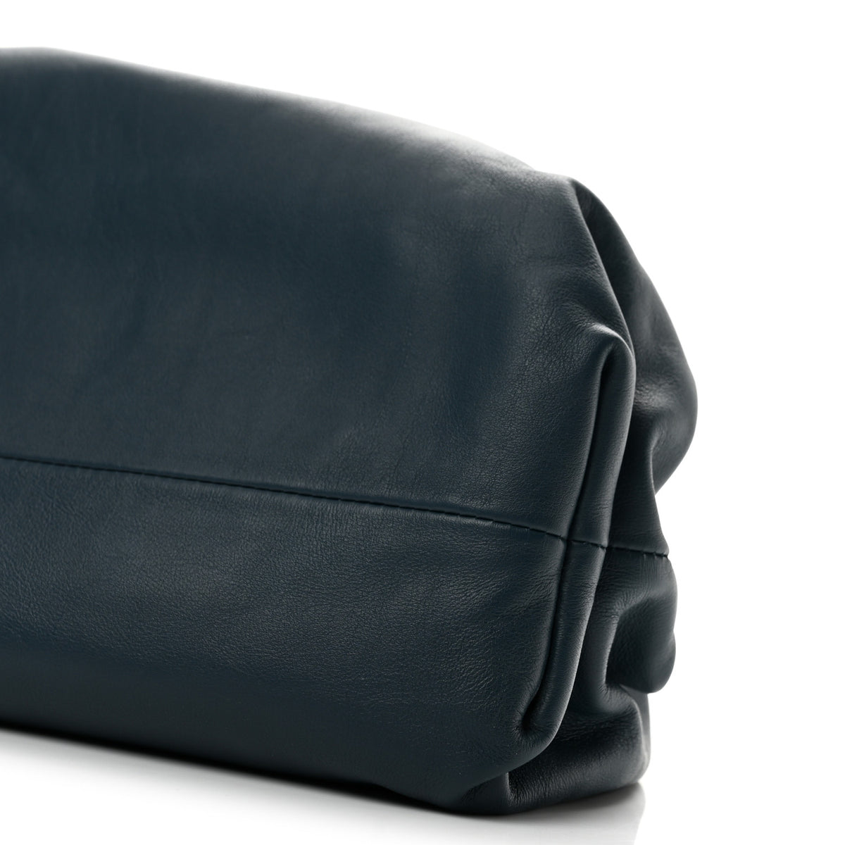 Bottega Veneta Smooth Butter Calf The Pouch Oversized Clutch Deep Blue 10 of 10