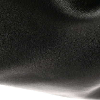 Mansur Gavriel Lambskin Cloud Clutch Black Flamma 7 of 8