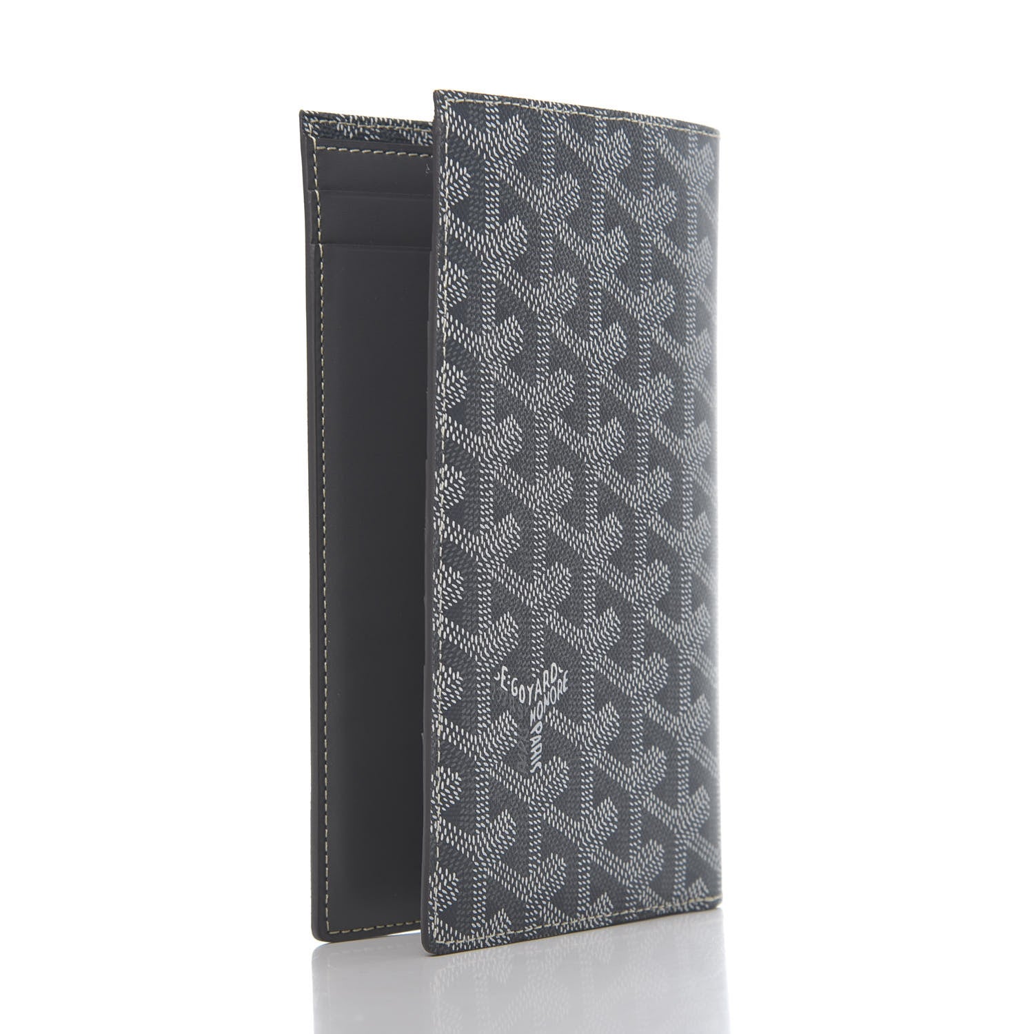 Goyard Goyardine Long Bi-Fold Wallet Grey 3 of 7