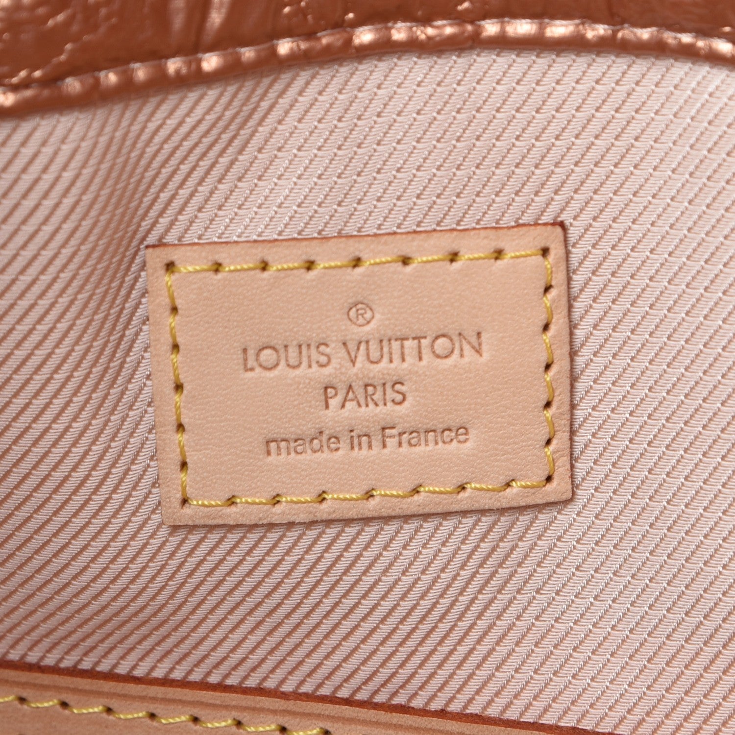 Louis Vuitton Jacquard Quilted Monogram Limelight Clutch GM Rose Gold 6 of 7