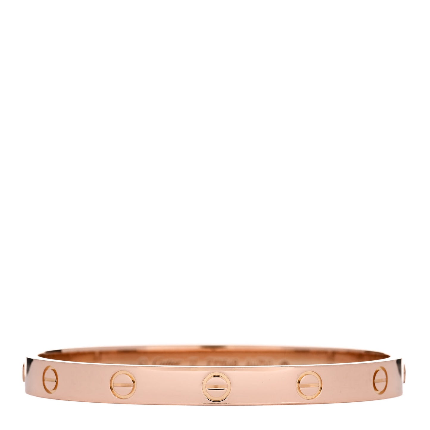 18K Pink Gold LOVE Bracelet 17