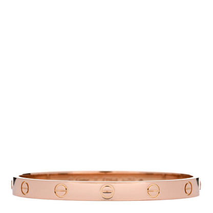 Cartier 18K Pink Gold LOVE Bracelet 17 1 of 5