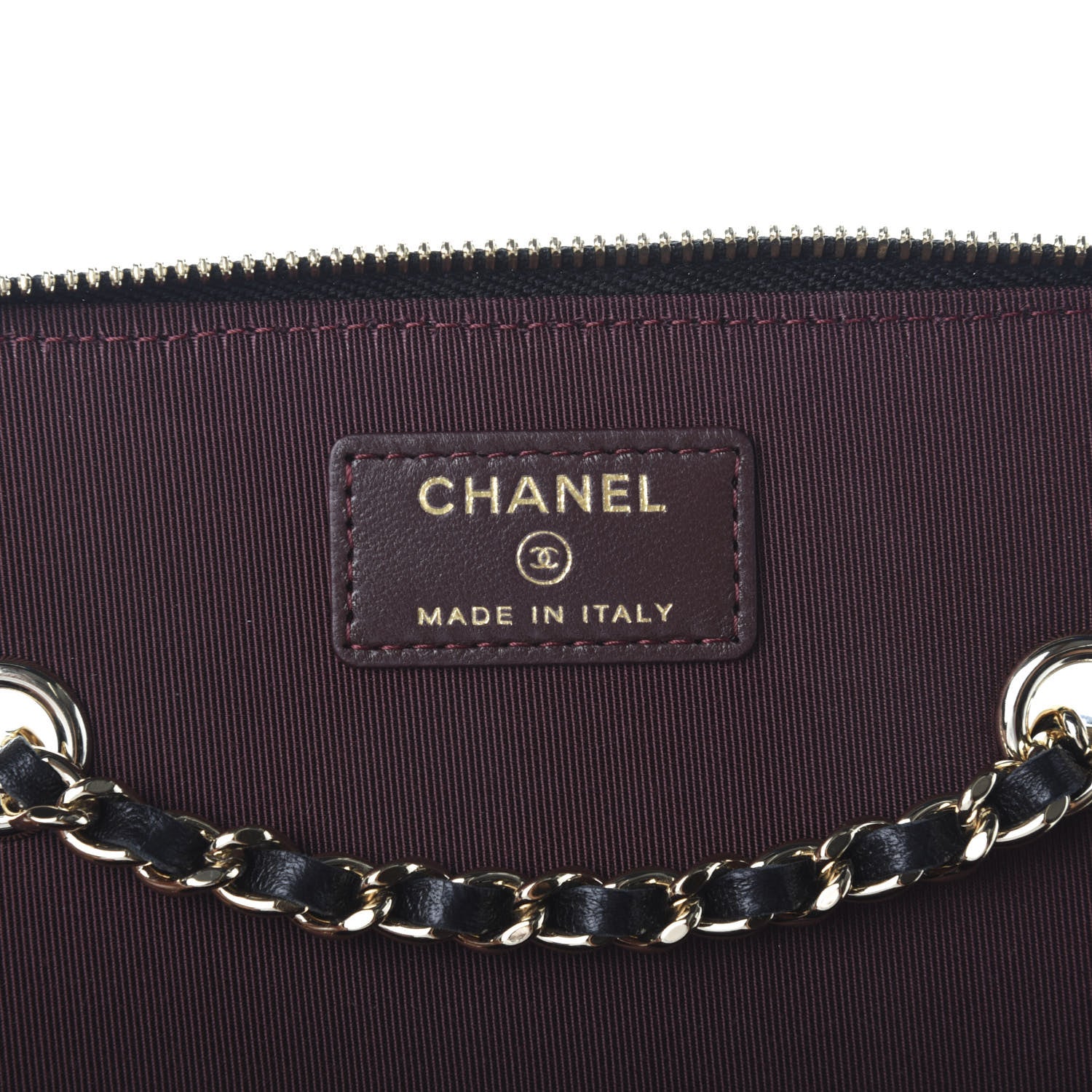 Chanel Lambskin Quilted Small Vanity Case With Chain Black 6 of 9