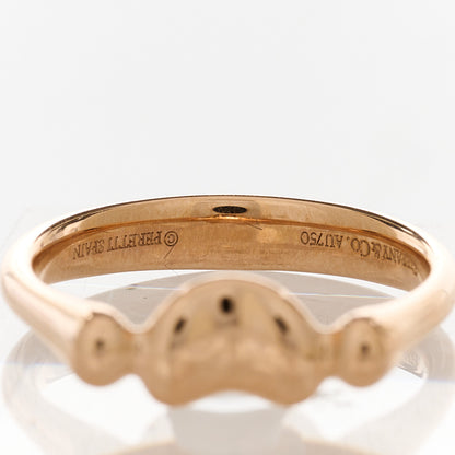 Tiffany 18K Rose Gold Elsa Peretti Bean Ring 53 6.25 4 of 6