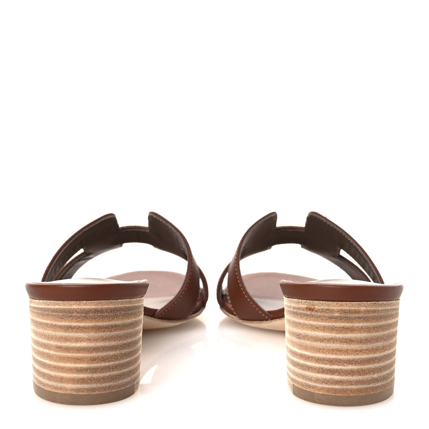 Calfskin Oasis Sandals 37 Gold