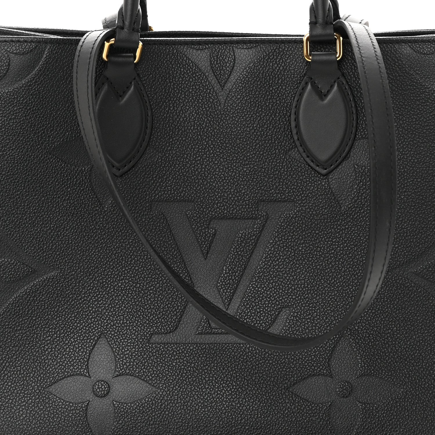 Louis Vuitton Empreinte Monogram Giant Onthego MM Black 7 of 10