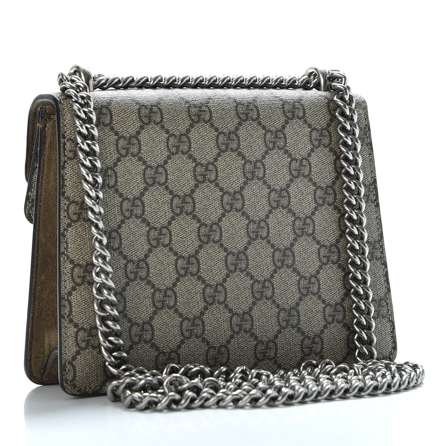 Gucci GG Supreme Monogram Mini Dionysus Shoulder Bag Taupe 2 of 9