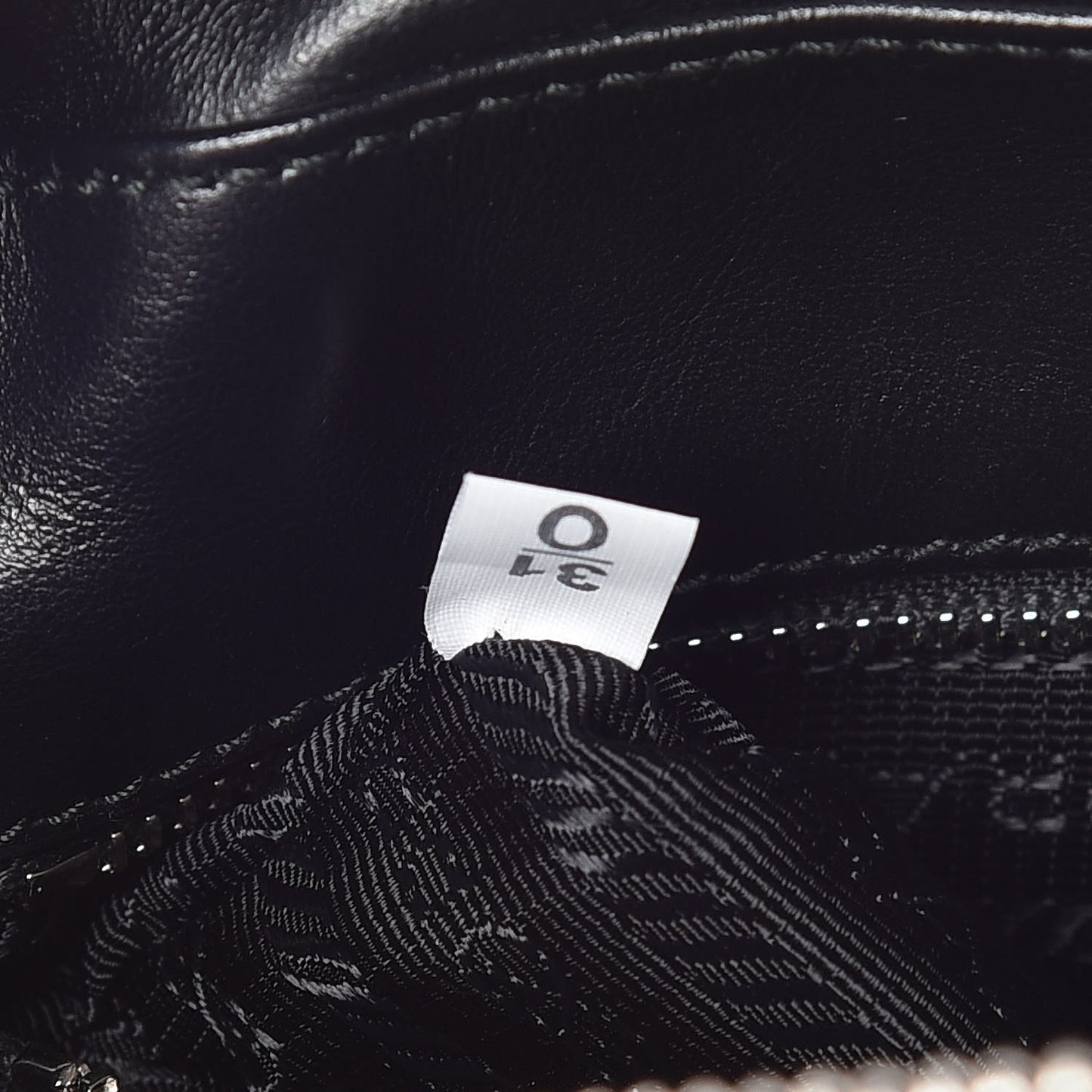 Soft Calfskin Diagramme Crossbody Bag Black