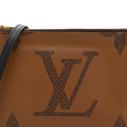 Louis Vuitton Reverse Monogram Giant Double Zip Pochette 8 of 10