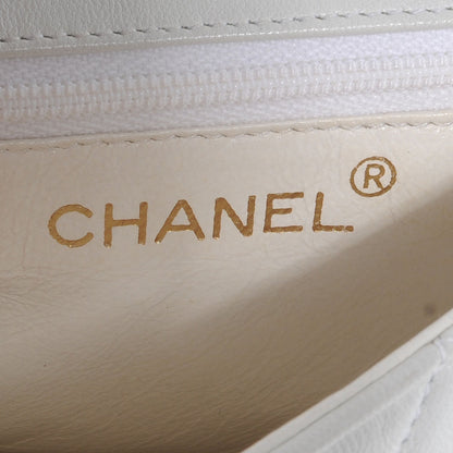Chanel Lambskin Camellia Mini Flap White 6 of 8
