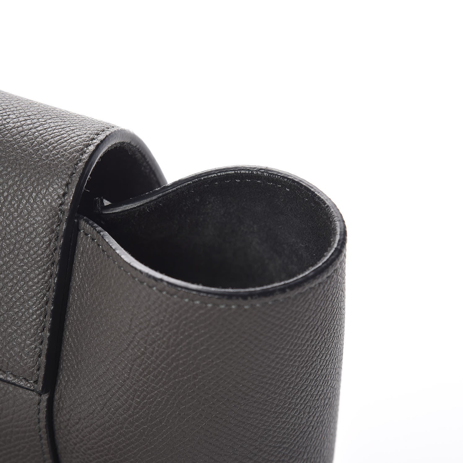 Celine Grained Calfskin Mini Belt Bag Grey 13 of 13