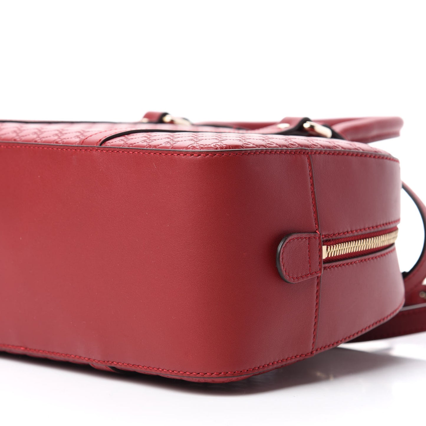 Soft Microguccissima Medium Crossbody Bag Rosso