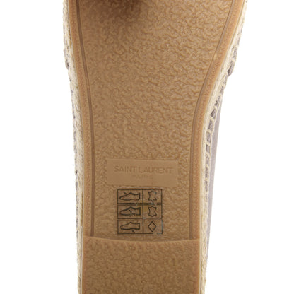 Saint Laurent Suede Espadrilles 38.5 Rose Antique 8 of 10
