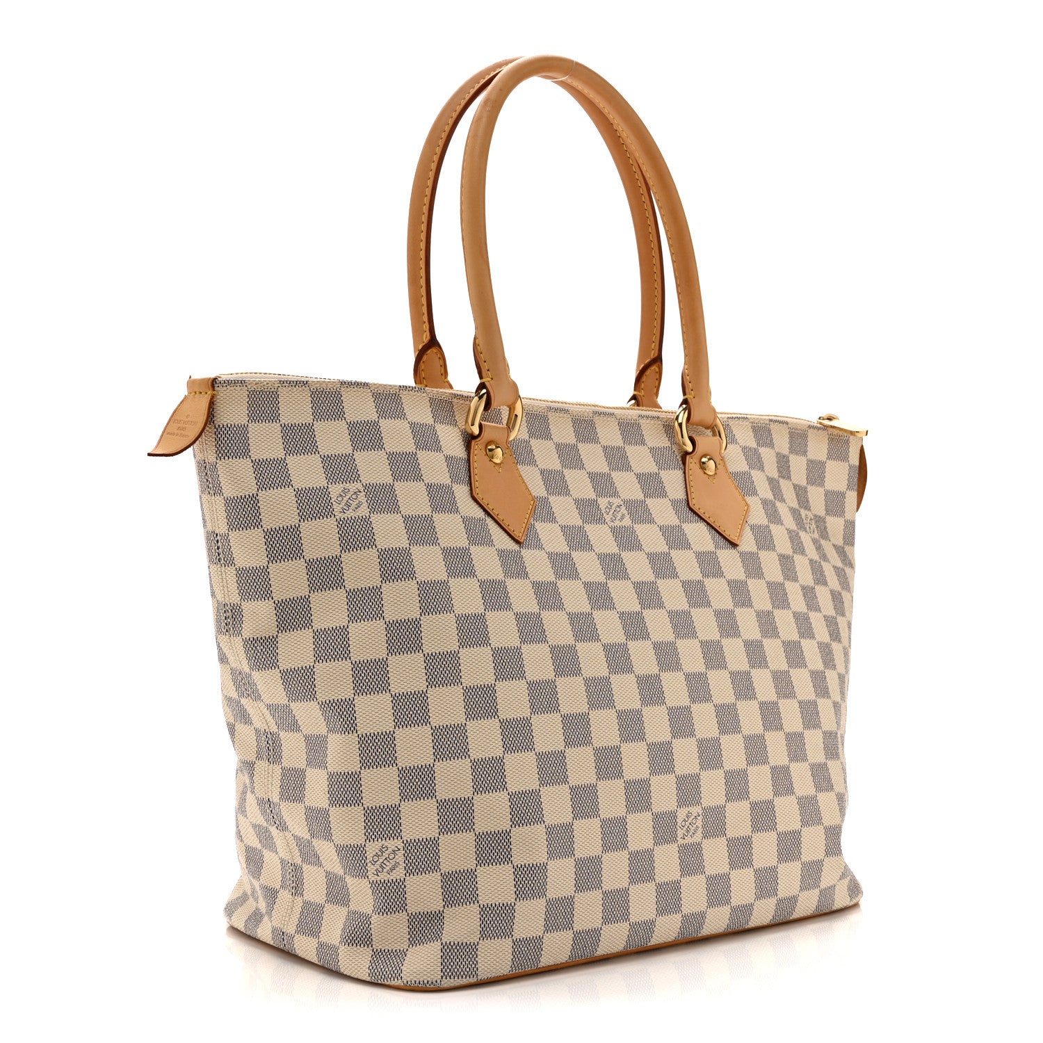 Louis Vuitton Damier Azur Saleya MM 3 of 10