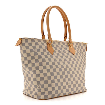 Louis Vuitton Damier Azur Saleya MM 3 of 10