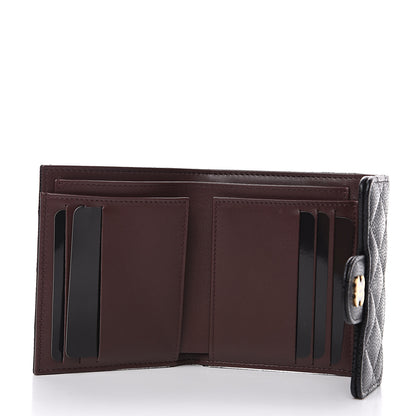 Chanel Caviar Quilted Compact Flap Wallet Black 4 of 8