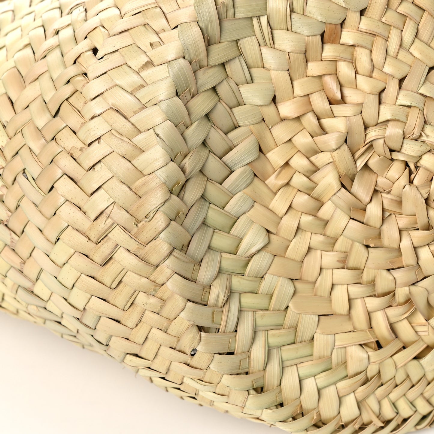 Woven Straw Loubishore Tote Sunrise