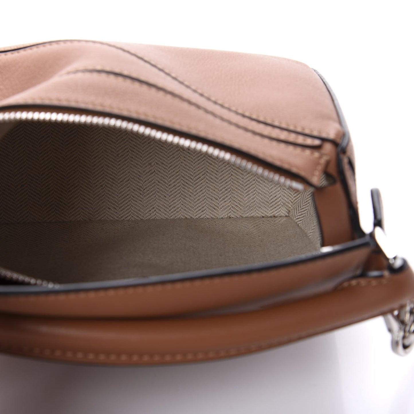 Calfskin Mini Puzzle Bag Tan