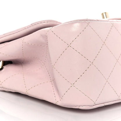 Chanel Lambskin Quilted Mini Square Flap Light Pink 8 of 9