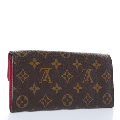 Louis Vuitton Monogram Emilie Wallet Fuchsia 3 of 9