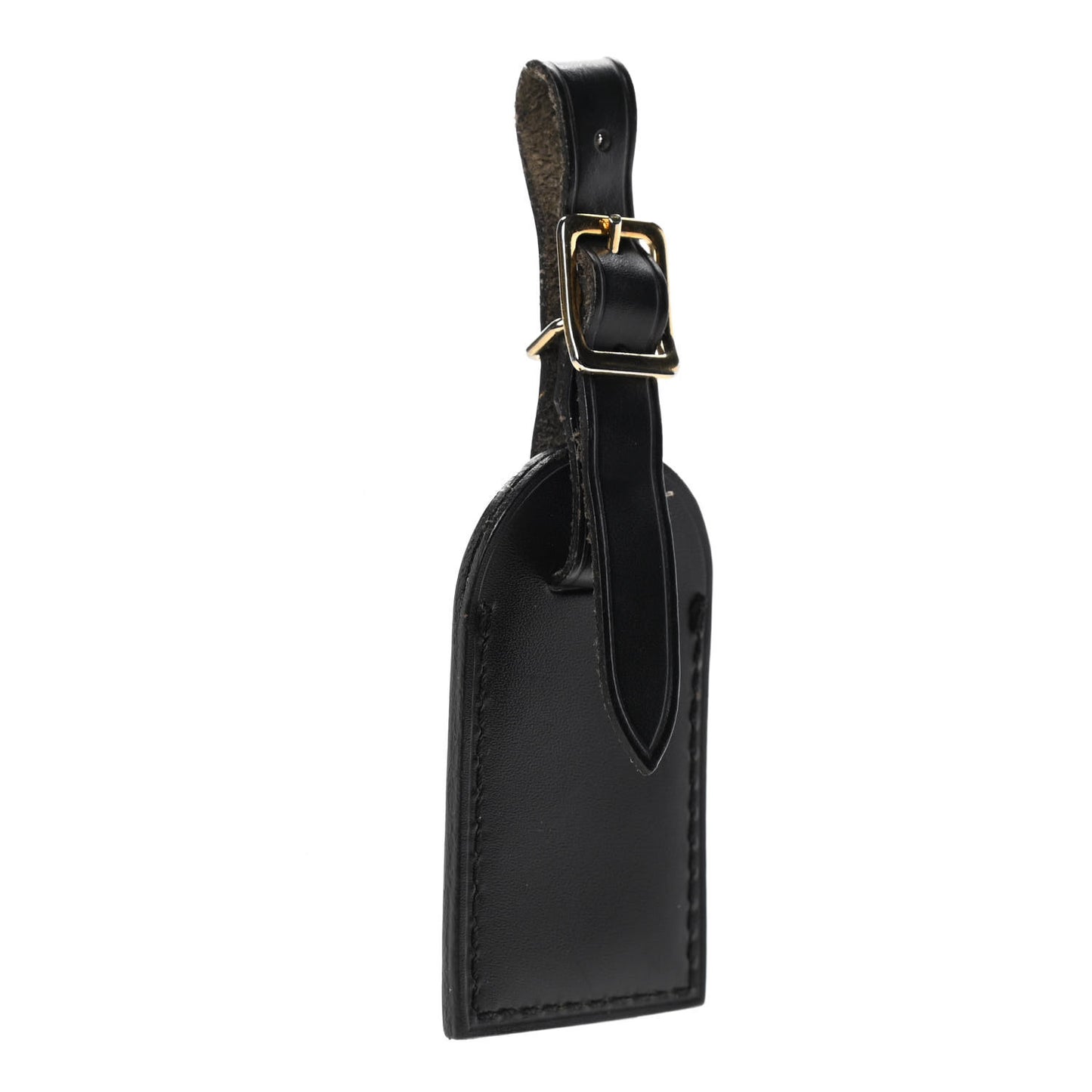 Calfskin Luggage Tag Black