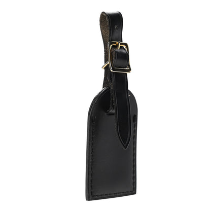 Louis Vuitton Calfskin Luggage Tag Black 3 of 5