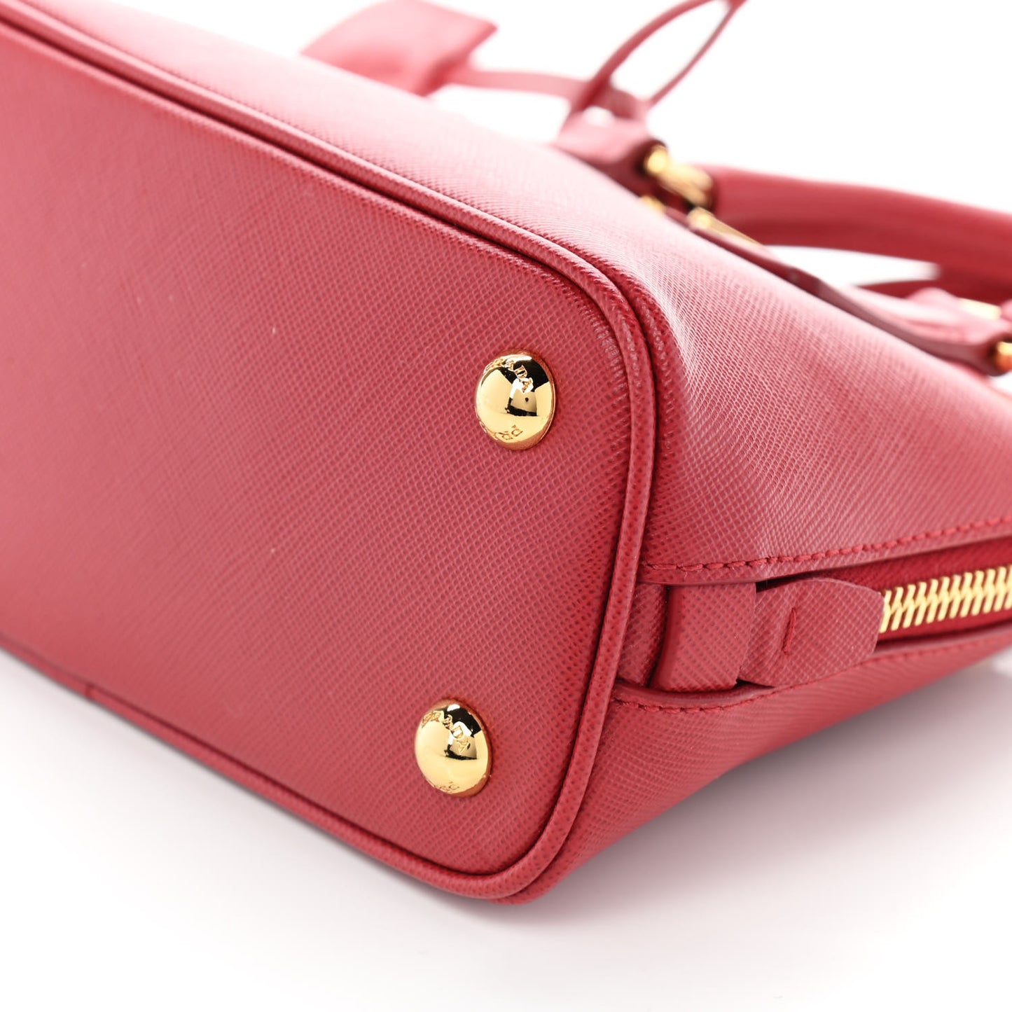 Saffiano Lux Mini Promenade Tote Fuoco