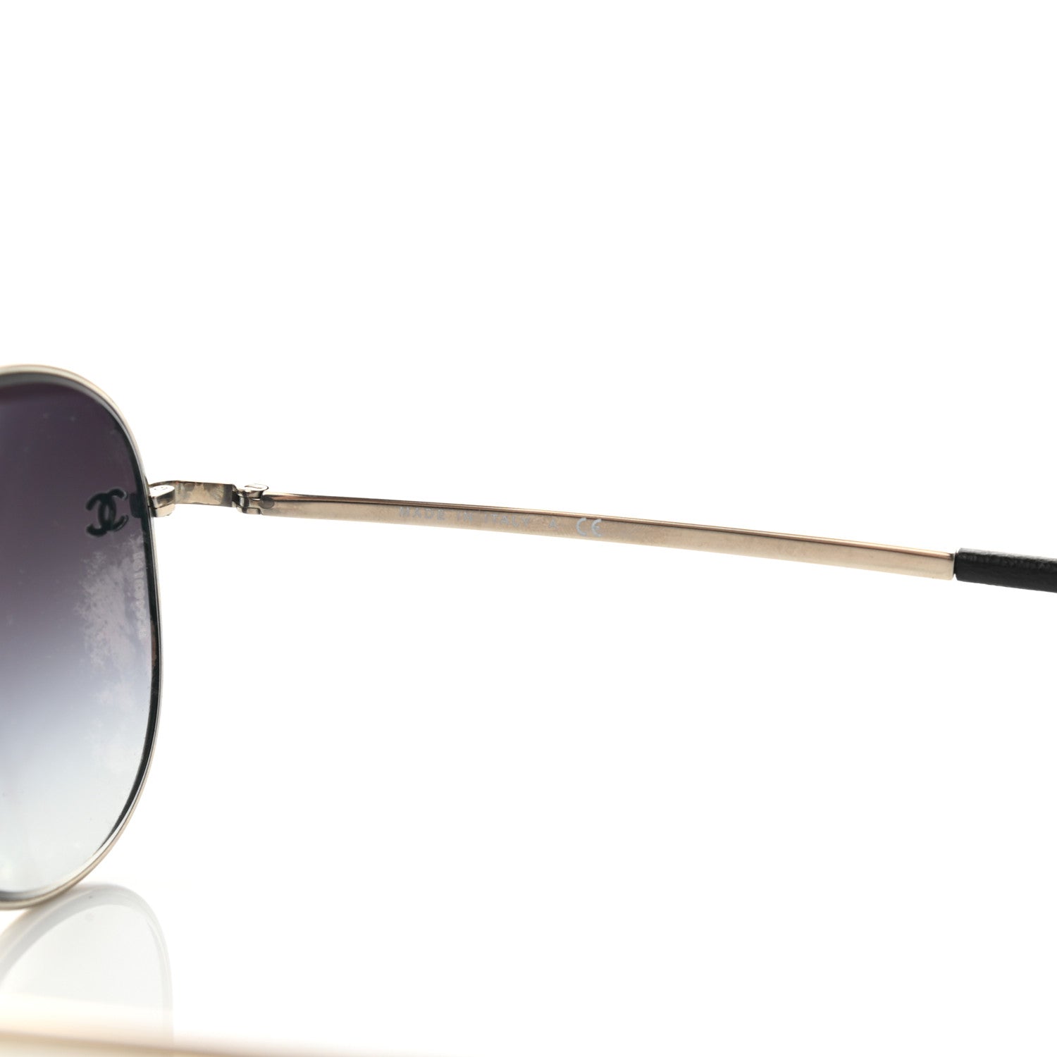 Chanel Metal Aviator CC Sunglasses 4189-T-Q Gold 6 of 6