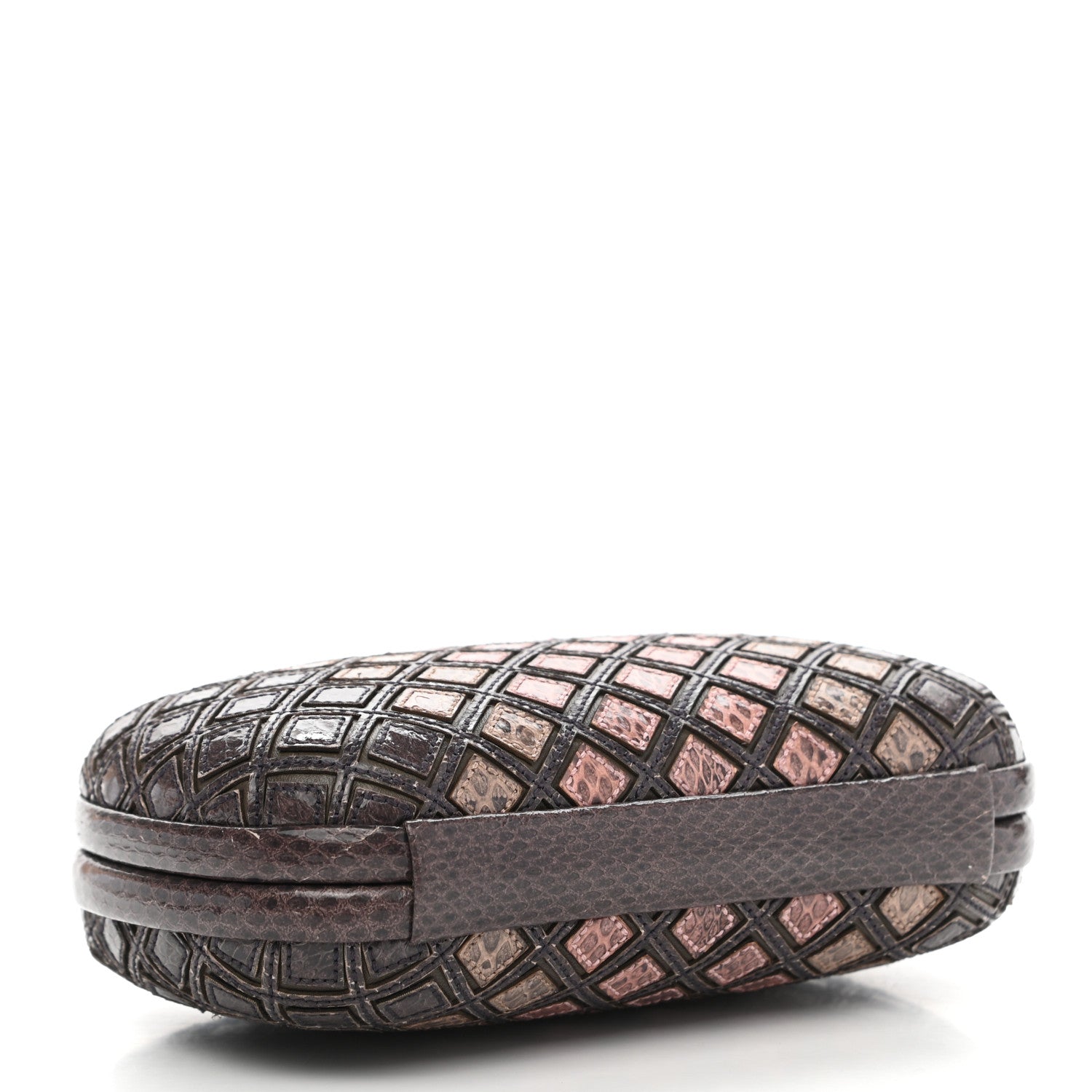 Bottega Veneta Nappa Intreccio Ayers Knot Clutch Brown 4 of 8