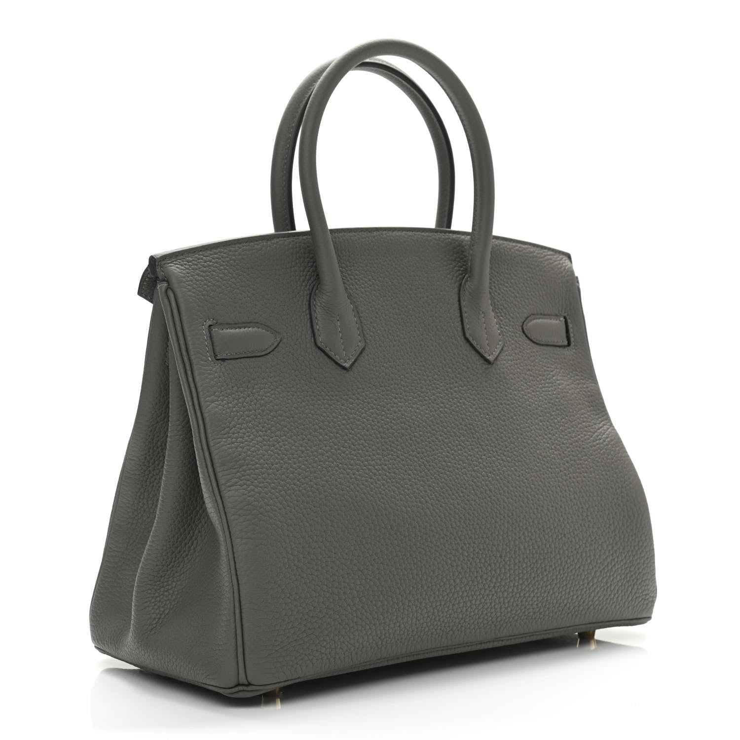 Hermes Taurillon Clemence Birkin 30 Gris Meyer 3 of 11
