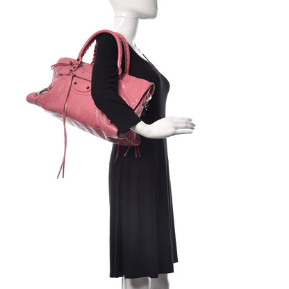 Balenciaga Agneau Classic Hardware Part Time Rose Hortensia 2 of 12