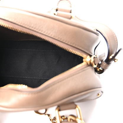 Chloe Calfskin Small Charms Bowling Bag Deep Taupe 5 of 11