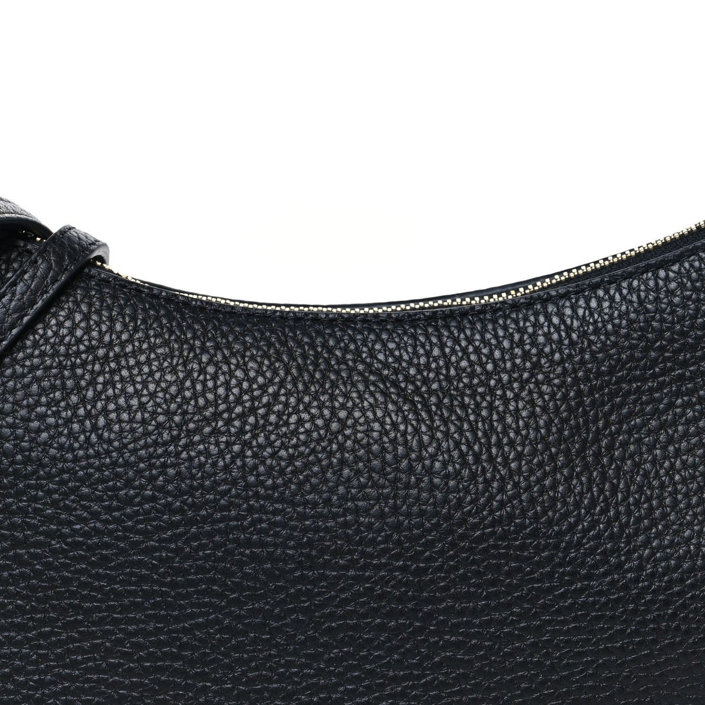 Pebbled Calfskin Rhea Bag Black