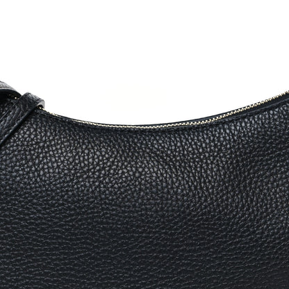 Mansur Gavriel Pebbled Calfskin Rhea Bag Black 7 of 9