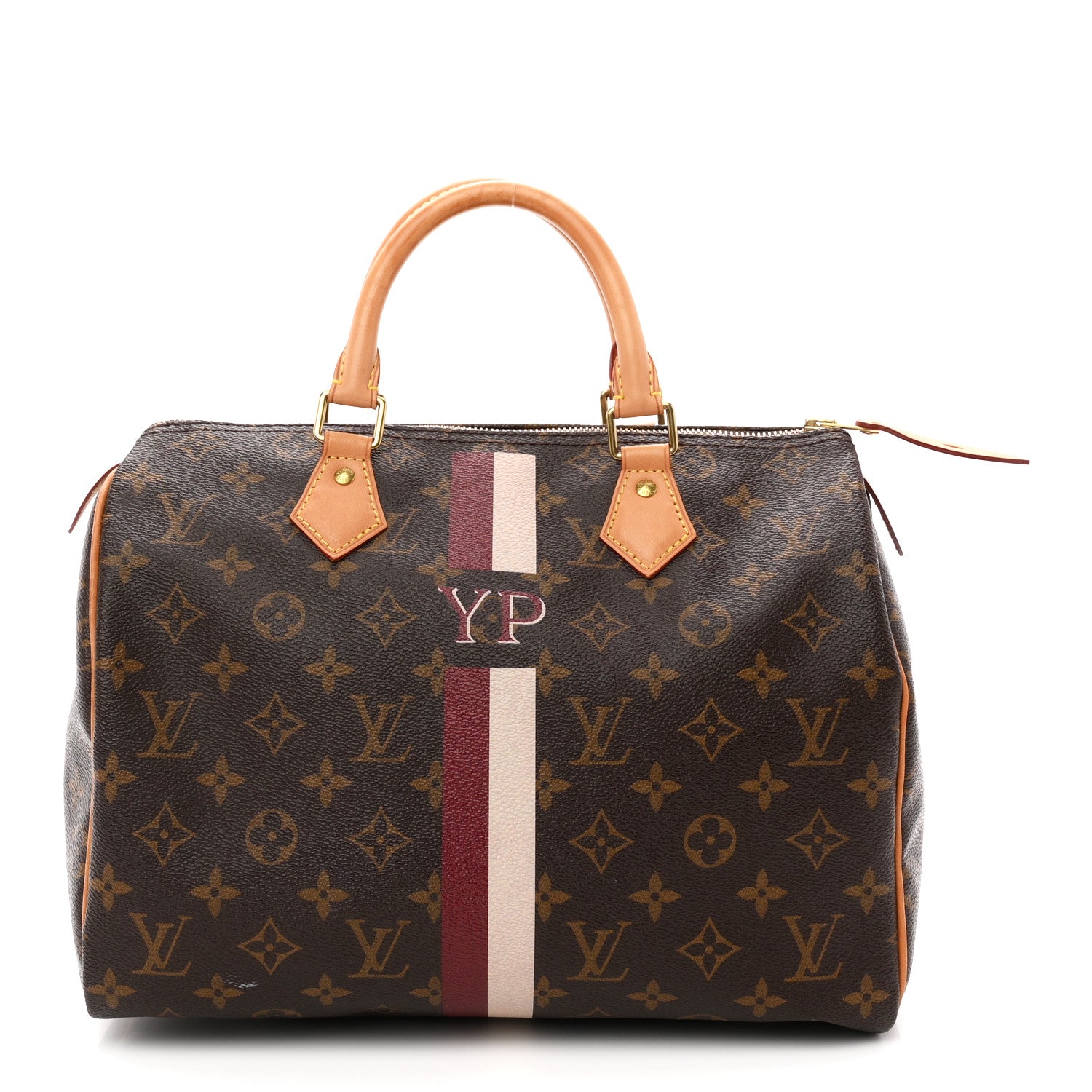 Louis Vuitton Monogram My LV Heritage Speedy 30 Bordeaux Ivory 1 of 9