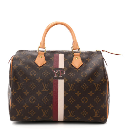 Louis Vuitton Monogram My LV Heritage Speedy 30 Bordeaux Ivory 1 of 9
