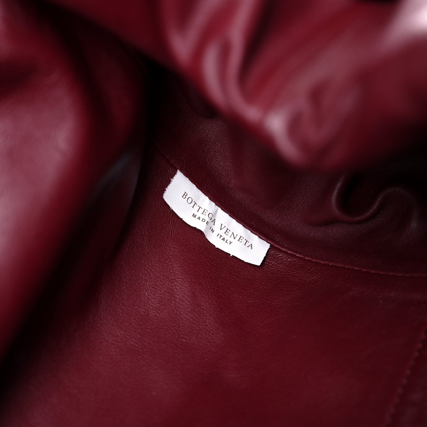 Smooth Butter Calf The Pouch Oversized Clutch Bordeaux